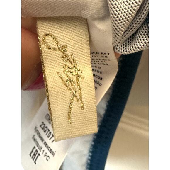 Gottex Golden Touch Teal Wireless Strapless One Piece Swimsuit Women's 10 NWT - Picture 4 of 8